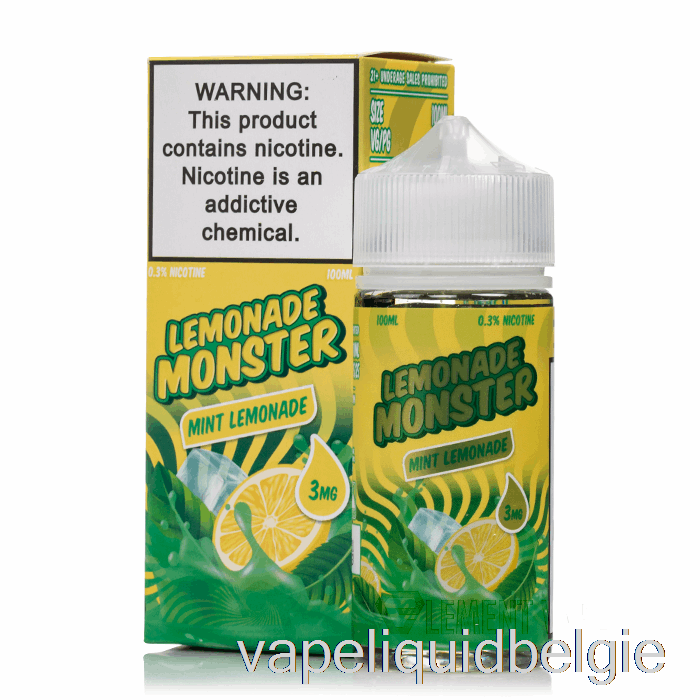 Vape België Mint - Limonade Monster - 100ml 0mg